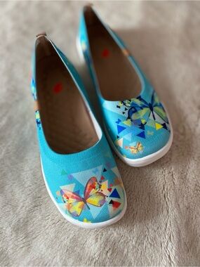 Uin women’s ballet flats Cubic Butterfly shoes